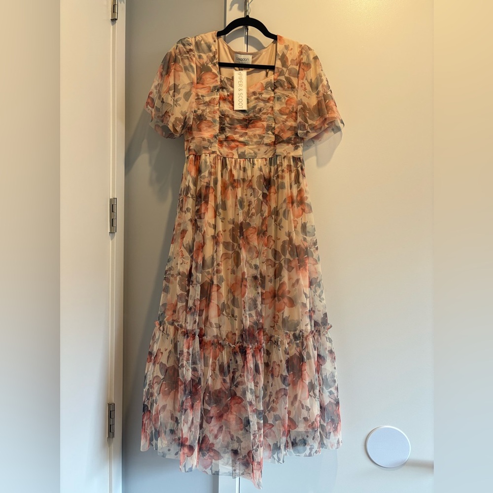 Floral Print Women's Dress